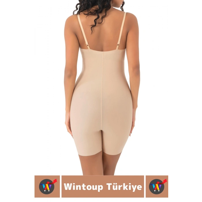İz Göstermez Kaymaz Sıkılaştırıcı Toparlayıcı Vücut Şekillendirici LAZER KESİM Tam Boy Askılı Korse