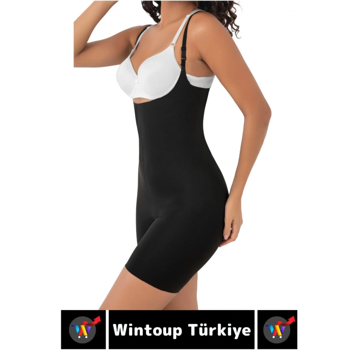 İz Göstermez Kaymaz Sıkılaştırıcı Toparlayıcı Vücut Şekillendirici LAZER KESİM Tam Boy Askılı Korse