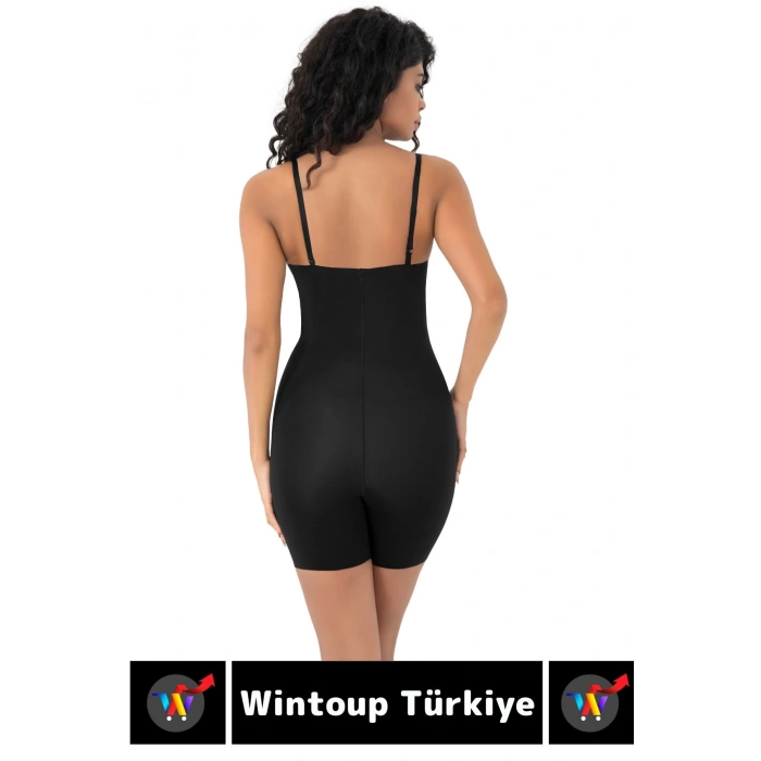 İz Göstermez Kaymaz Sıkılaştırıcı Toparlayıcı Vücut Şekillendirici LAZER KESİM Tam Boy Askılı Korse