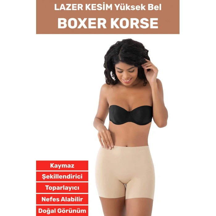 İz İç Göstermez Kaymaz Sıkılaştırıcı Toparlayıcı Şekillendirici LAZER KESİM Boxer Korse