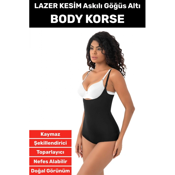 İz İç Göstermez Kaymaz Sıkılaştırıcı Toparlayıcı Şekillendirici LAZER KESİM Gögüs Altı Body Korse