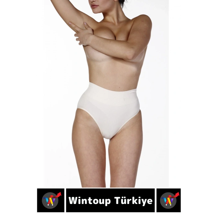 Özel Üretim İz Göstermez Yüksek Bel Sıkılaştırıcı İnceltici Karın Toparlayıcı Dikişsiz Slip Korse