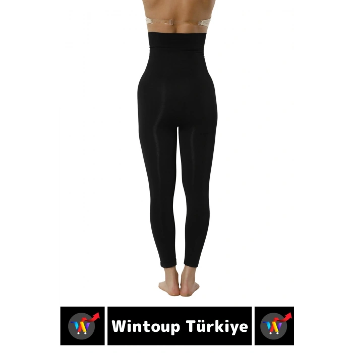 Doğal Görünüm Çift Kat Bel 2 Beden İncelten Vücut Toparlayıcı LAZER KESİM Yüksek Bel Korse Tayt