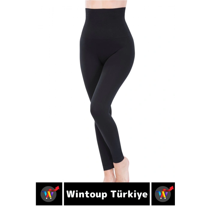 Doğal Görünüm Çift Kat Bel 2 Beden İncelten Vücut Toparlayıcı LAZER KESİM Yüksek Bel Korse Tayt