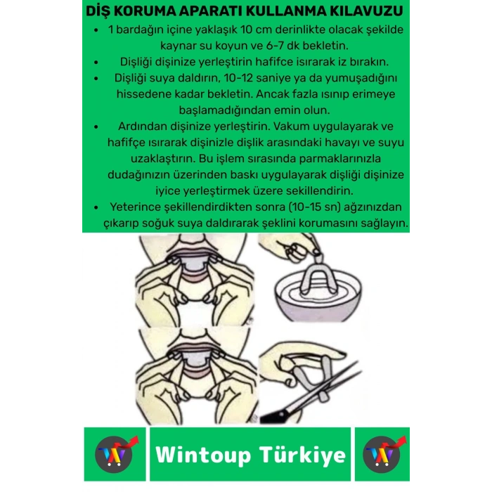 Diş Çene Sıkma Gıcırdatma Bruksizm Önleyici Gece Plağı Koruyucu Uyku Aparatı Protez Kaplı 2 Adet