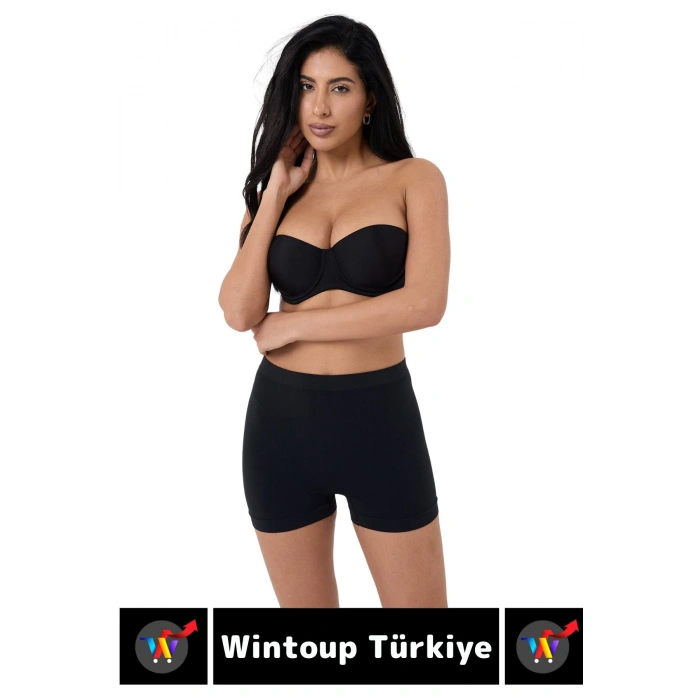 Özel Üretim İz Göstermez Yüksek Bel Sıkılaştırıcı İnceltici Toparlayıcı Dikişsiz Boxer Şort Korse