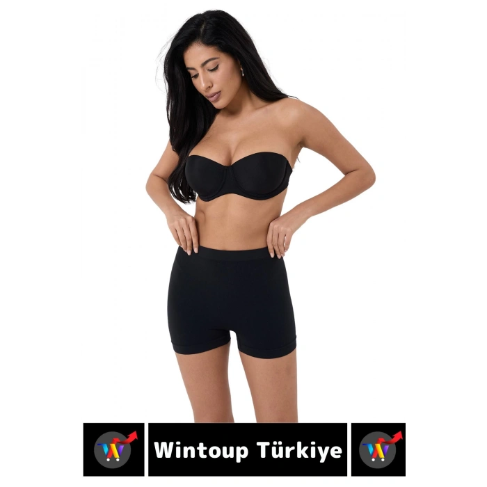 Özel Üretim İz Göstermez Yüksek Bel Sıkılaştırıcı İnceltici Toparlayıcı Dikişsiz Boxer Şort Korse