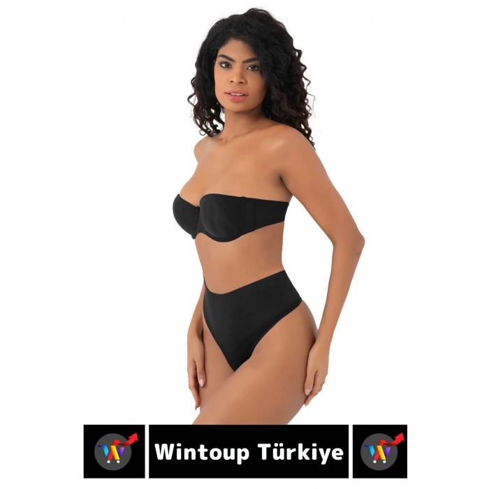 Özel Üretim İz Göstermez Kaymaz 2 Beden İncelten Sıkılaştırıcı Toparlayıcı Dikişsiz String Korse