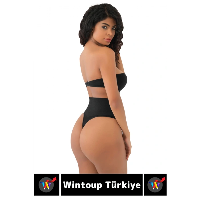 Özel Üretim İz Göstermez Kaymaz 2 Beden İncelten Sıkılaştırıcı Toparlayıcı Dikişsiz String Korse
