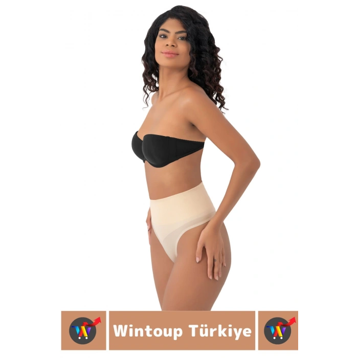 Özel Üretim İz Göstermez Kaymaz 2 Beden İncelten Sıkılaştırıcı Toparlayıcı Dikişsiz String Korse