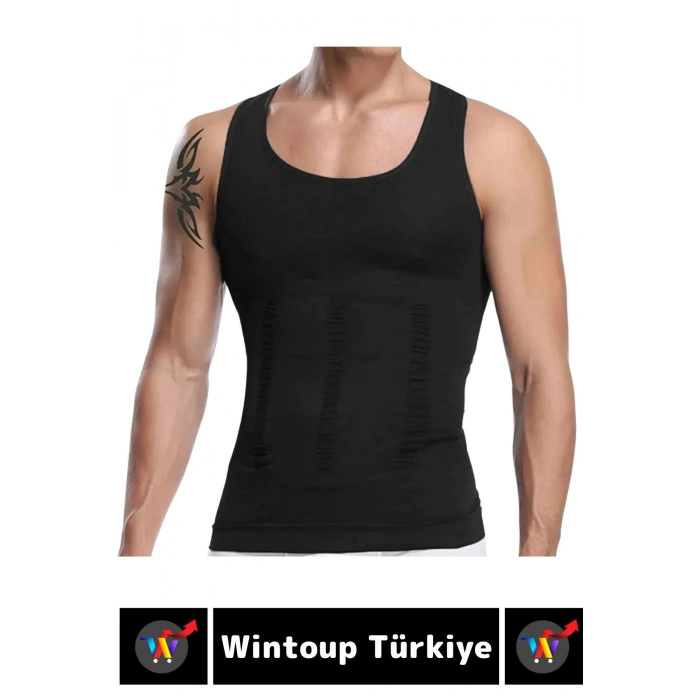 Özel Üretim Jinekomasti Dik Duruş Toparlayıcı Göbek Sıkılaştırıcı Elastik Erkek Atlet Korse