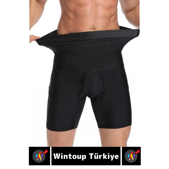 Özel Üretim Göbek Kalça Toparlayıcı Sıkılaştırıcı Bel Düzleştirici İnceltici Erkek Duble Boxer Korse