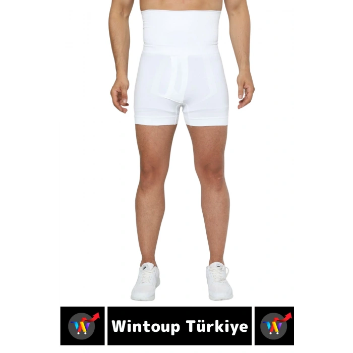 Özel Üretim Göbek Kalça Toparlayıcı Sıkılaştırıcı Bel Düzleştirici İnceltici Erkek Duble Boxer Korse