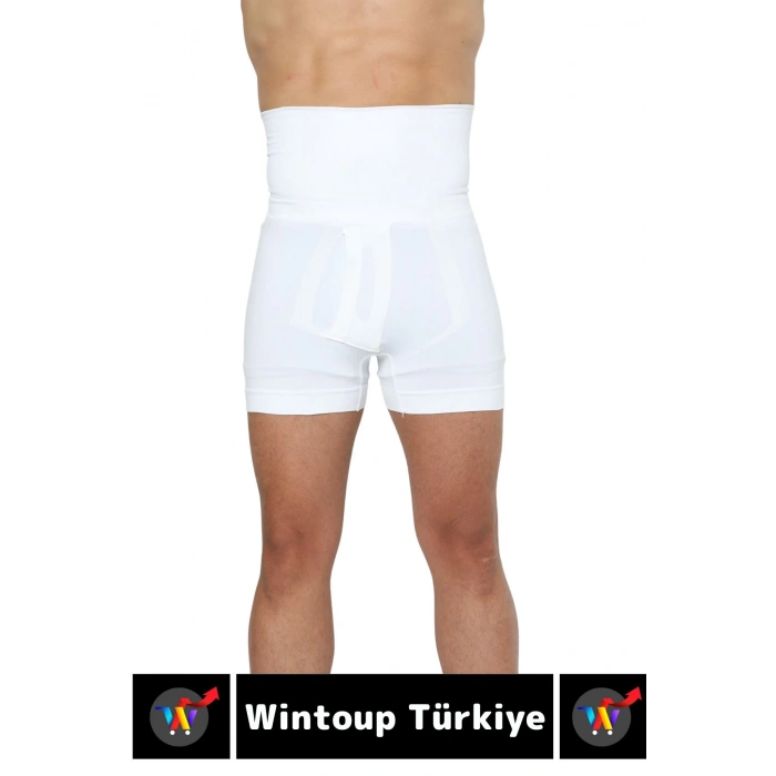 Özel Üretim Göbek Kalça Toparlayıcı Sıkılaştırıcı Bel Düzleştirici İnceltici Erkek Duble Boxer Korse