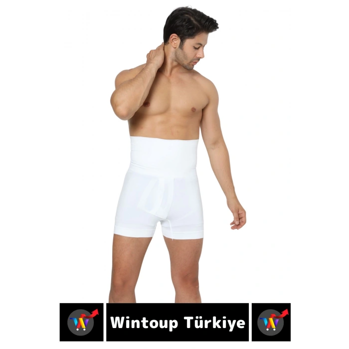Özel Üretim Göbek Kalça Toparlayıcı Sıkılaştırıcı Bel Düzleştirici İnceltici Erkek Duble Boxer Korse