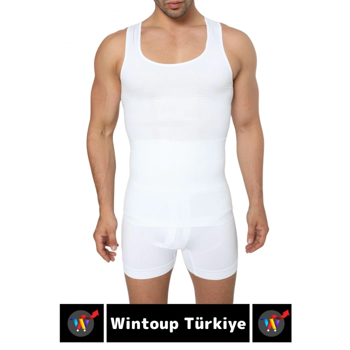 Özel Üretim Jinekomasti Dik Duruş Toparlayıcı Göbek Sıkılaştırıcı Elastik Erkek Atlet Korse 2 Adet