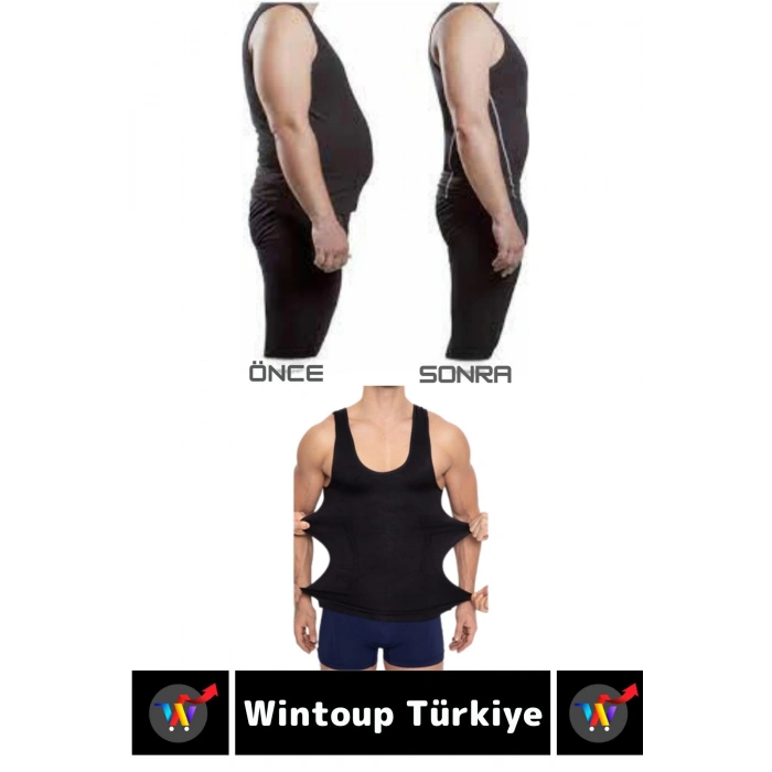 Özel Üretim Jinekomasti Dik Duruş Toparlayıcı Göbek Sıkılaştırıcı Elastik Erkek Atlet Korse 3 Adet