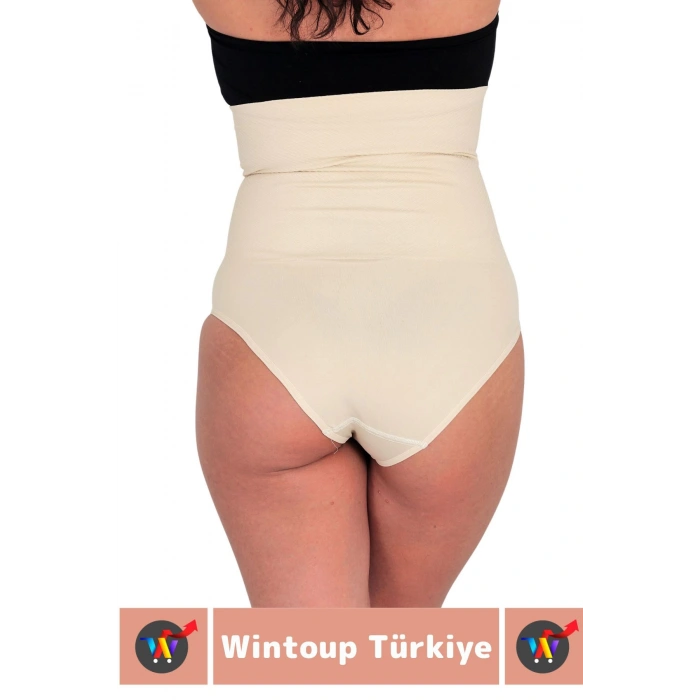 Özel Üretim Vücut Şekillendirici Beden Küçülten Toparlayıcı Ağraflı Yüksek Bel Slip Korse