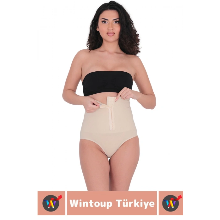 Özel Üretim Vücut Şekillendirici Beden Küçülten Toparlayıcı Ağraflı Yüksek Bel Slip Korse
