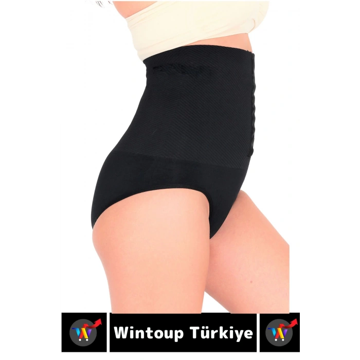 Özel Üretim Vücut Şekillendirici Beden Küçülten Toparlayıcı Ağraflı Yüksek Bel Slip Korse