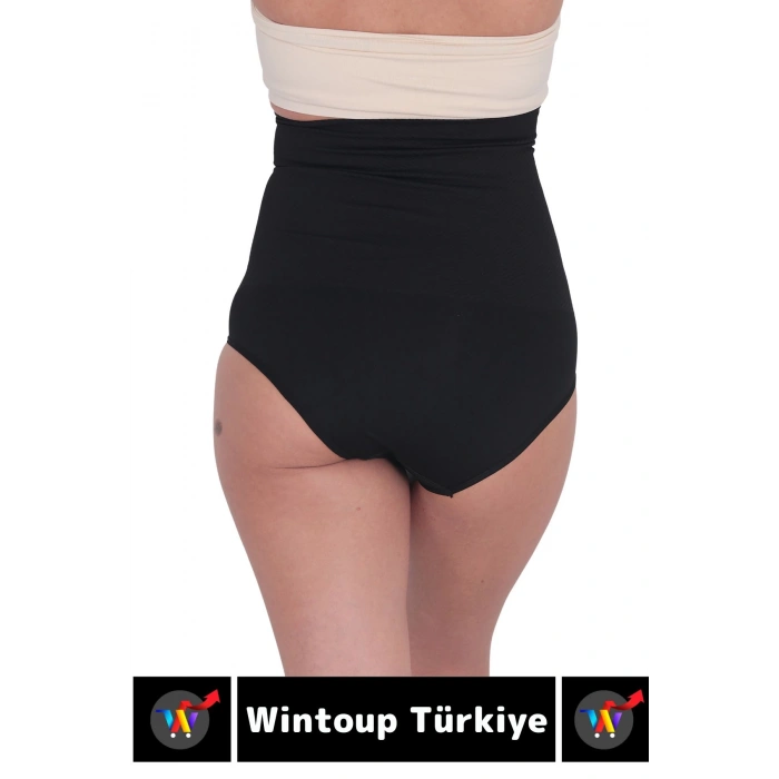Özel Üretim Vücut Şekillendirici Beden Küçülten Toparlayıcı Ağraflı Yüksek Bel Slip Korse