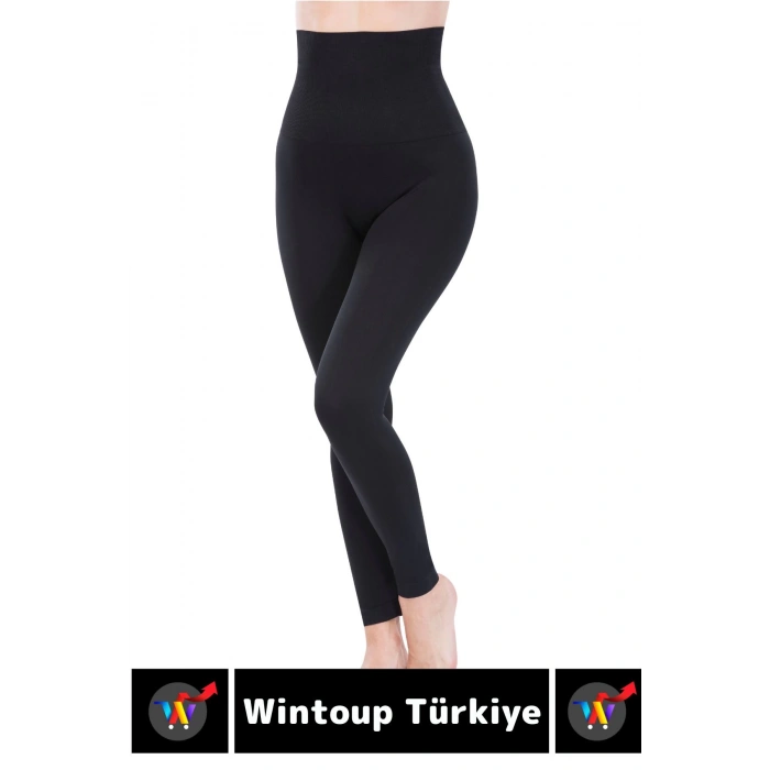 Premium Doğal Görünüm Çift Kat Bel Vücut Toparlayıcı İnceltici LAZER KESİM Yüksek Bel Korse Tayt