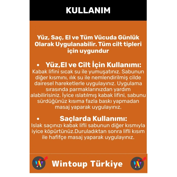 Özel Üretim Masaj Etkili Nemlendirici Kuruluk Giderici Doğal Kabak Lifli Mango Sabunu 2 Adet