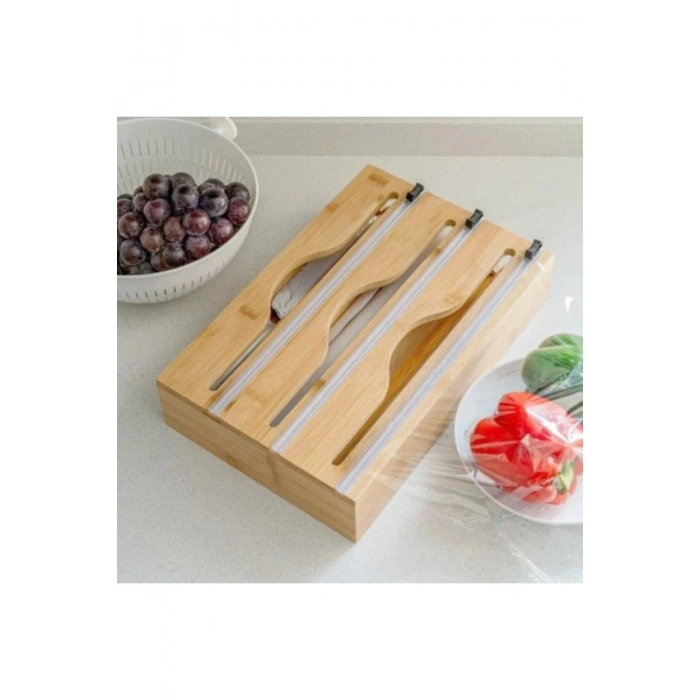 3 Bölmeli Folyo Kesme Standı