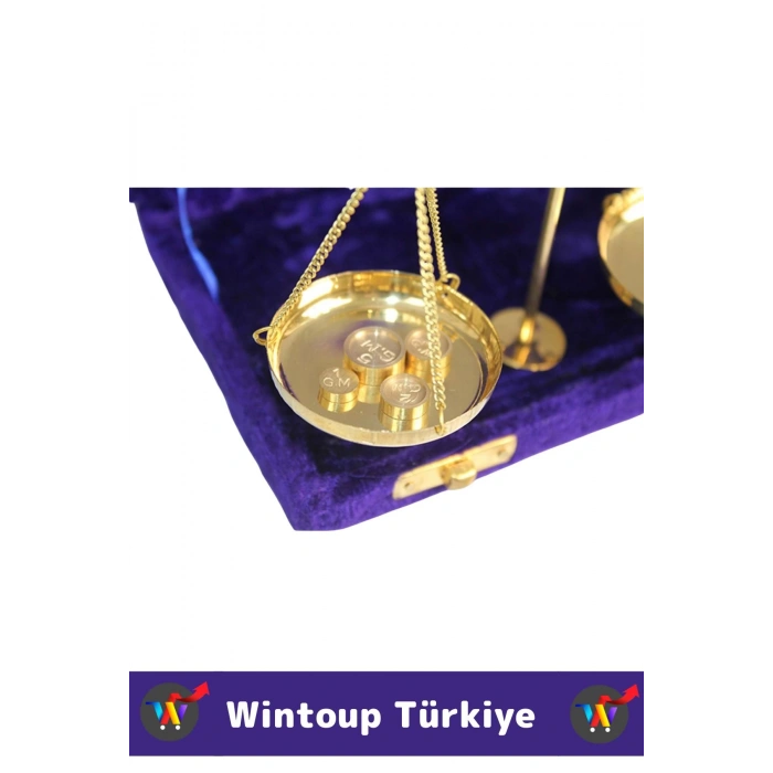 Premium Sevgili Arkadaş Özel Hediyelik Dekoratif Çok Şık Kutulu Yüksek Kaliteli Pirinç TERAZİ 20 Gr