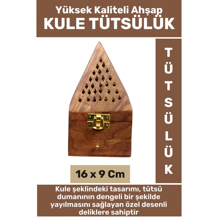 Premium Yüksek Kaliteli Yoga Meditasyon Aromaterapi Chakra Pozitif Enerji Ahşap KULE Tütsülük