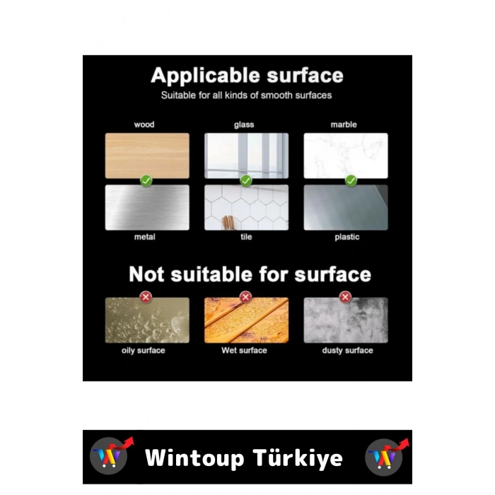 Premium Cam Metal Plastik Ahşap Mermer Çift Taraflı Şeffaf Nano Yuvarlak Montaj Macunu 42 Adet