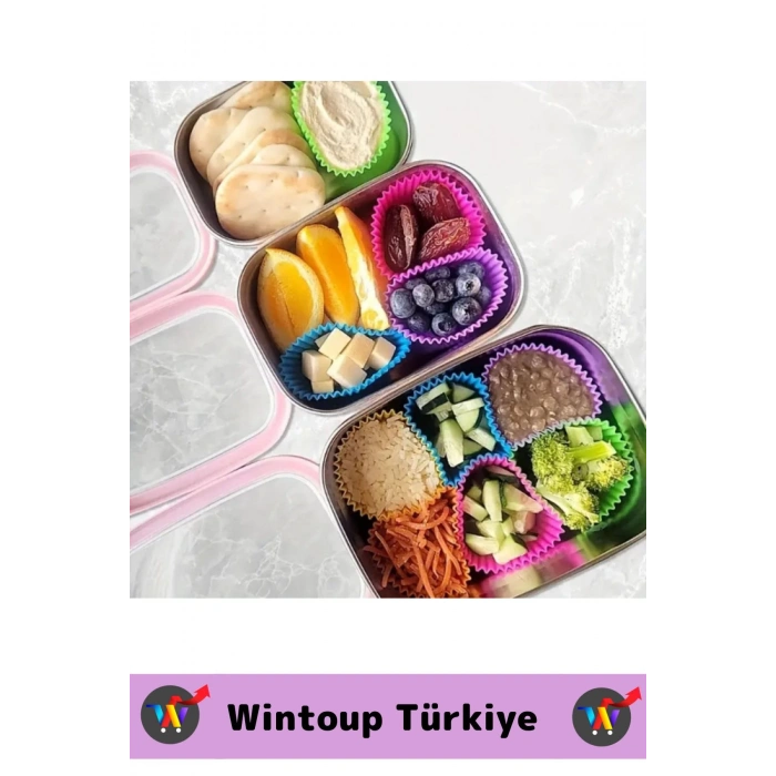 Premium Yüksek Isıya Dayanıklı Esnek Yapışmaz Tekrar Kullanılabilir Silikon Kek Muffin Kalıbı 24lü