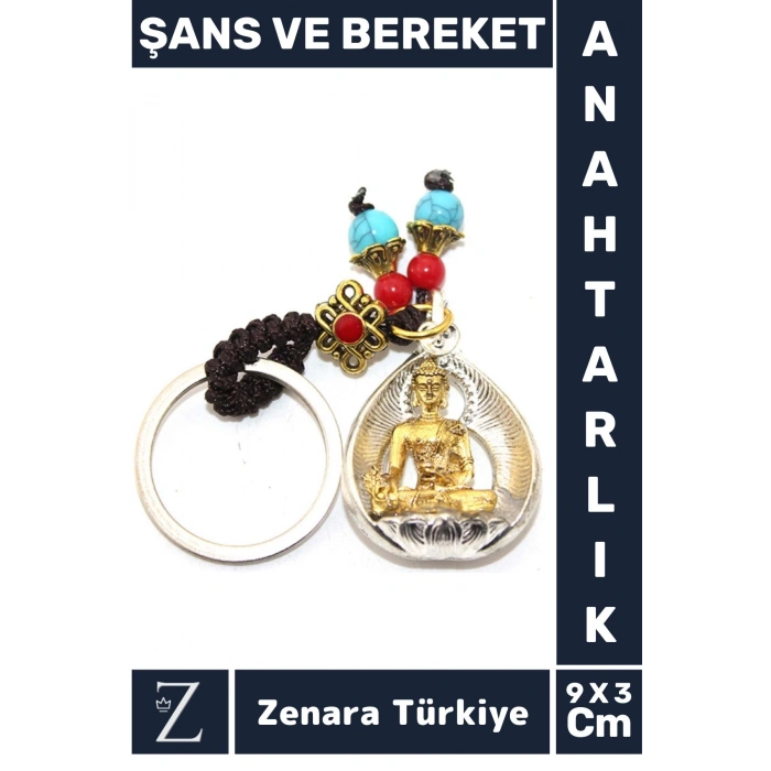 Premium Yüksek Kaliteli Dekoratif Şık Özel Gün Konsept Hediyelik ŞANS VE BEREKET Anahtarlık