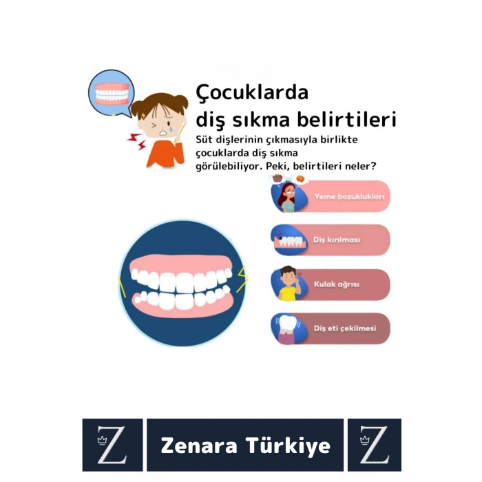Diş Çene Sıkma Gıcırdatma Bruksizm Önleme Gece Plağı Uyku Aparatı Protez Kap Hediyeli 4 Adet