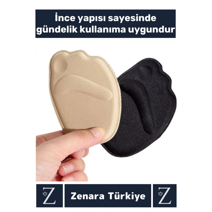 Ultra Konforlu Gündelik Kullanım Bunyon Yumuşak Pamuklu İnce Esnek Model Sünger Ayakkabı Pedi 2 Çift