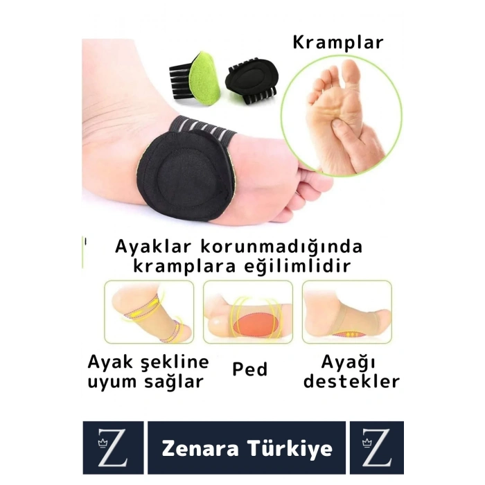 Premium Ayak Sırt İçin Masaj Etkili Yoğun İş Güvenliği Anti Stres Ayak Tabanlığı 2 Çift