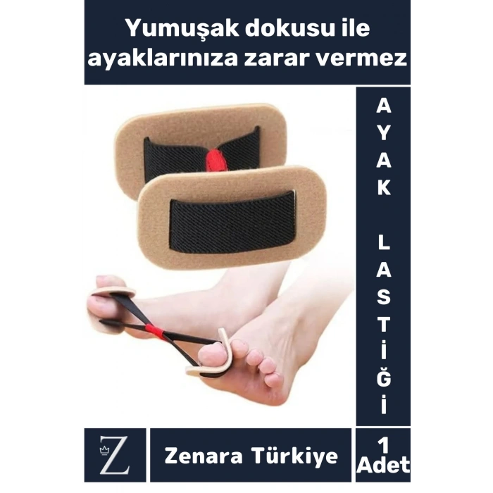 Premium Yumuşak Dokulu Rahat Kötü Görünüm Düzelten Fizyoterapi Ayak Baş Parmak Egzersiz Lastiği