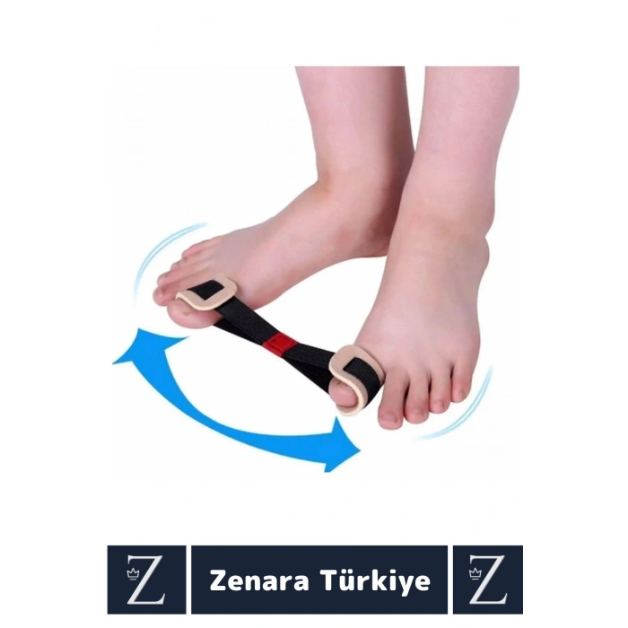 Premium Yumuşak Dokulu Rahat Kötü Görünüm Düzelten Fizyoterapi Ayak Baş Parmak Egzersiz Lastiği