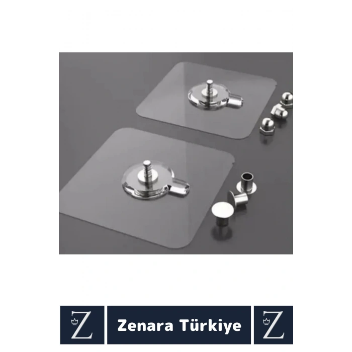 Premium Suya Neme Ekstra Dayanıklı Montajsız Banyo Mutfak Ultra Güçlü Vantuzlu Askı 5 Adet