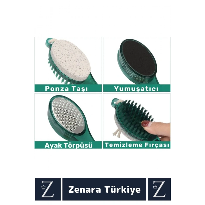 Premium Ayak Topuk Bakım Törpüsü Güzellik 4 in 1 Multifonksiyonel Ayak Topuk Bakım Aleti