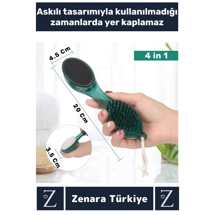 Premium Ayak Topuk Bakım Törpüsü Güzellik 4 in 1 Multifonksiyonel Ayak Topuk Bakım Aleti