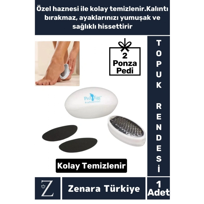 Premium Kolay Temizlenir Ölü Deri Cilt Kaldırma Nasır Temizleme Topuk Rendesi 2 Ponza Pedi