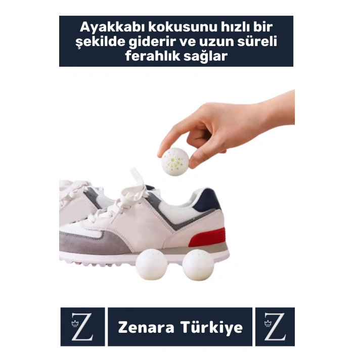 Premium Çevre Dostu Uzun Süreli Etkili Ferah Koku Spor Bot Ayakkabı Kötü Koku Giderici Top 6 Adet