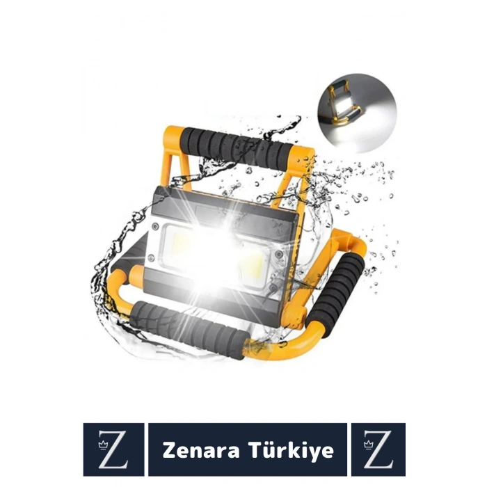 Premium Uzun Ömürlü Kamp Avcı Deprem 3 Modlu 360 Derece Döner Şarjlı 1300 Lümen LED AYDINLATMA
