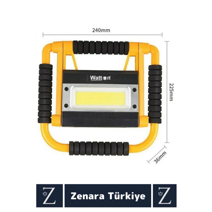 Premium Uzun Ömürlü Kamp Avcı Deprem 3 Modlu 360 Derece Döner Şarjlı 1300 Lümen LED AYDINLATMA