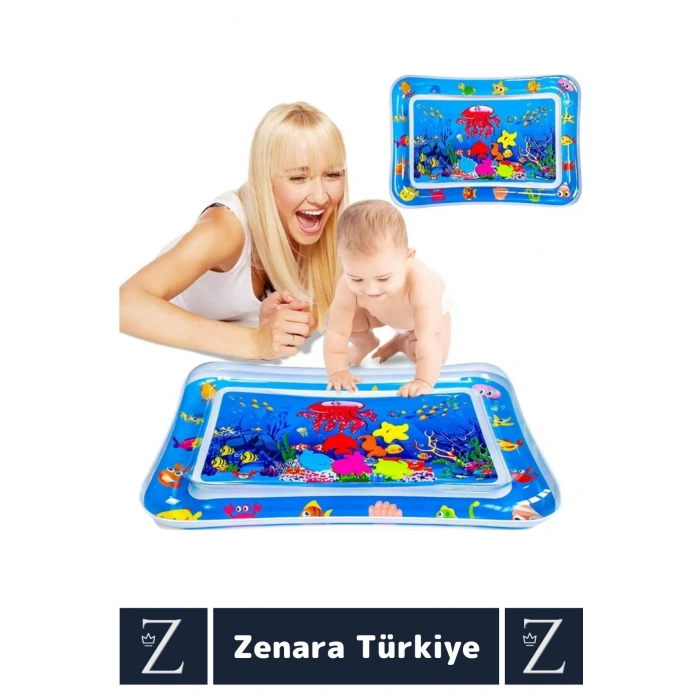 Premium BPA Free Bebek Aktivite Oyuncağı Emekleme Zamanı Yatak Minder Renkli Su Oyun Matı