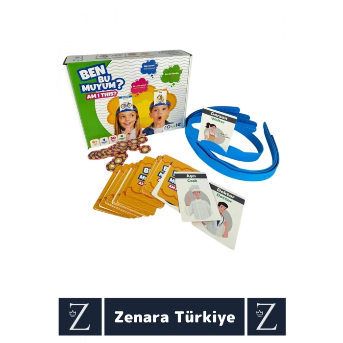 Premium Eğitici Görsel Algı Zeka İletişim Becerisi Çocuk Eğlenceli Tahmin Oyunu Ben Bu Muyum ?