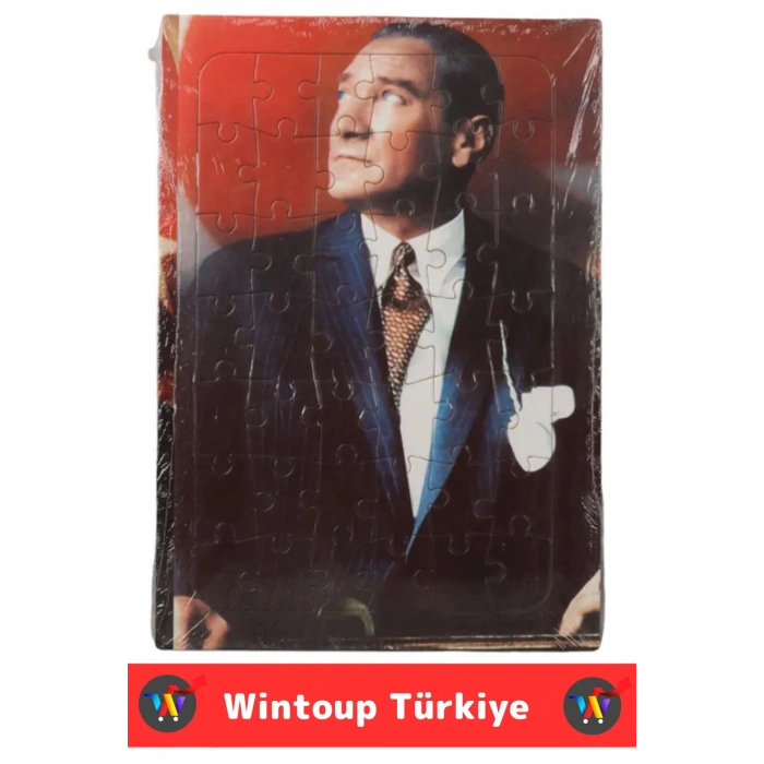Premium Eğitici Eğlenceli El-Göz Koordinasyonu Motor Becerisi Geliştiren 42 Parça Puzzle ATATÜRK