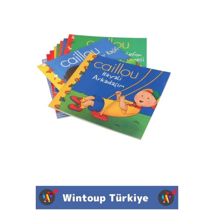 Eğitici Eğlenceli İlgi Çekici Dil Bilgisi Gelişimi Bebek Çocuk Hikaye Kitapları CAILLOU 10lu Set