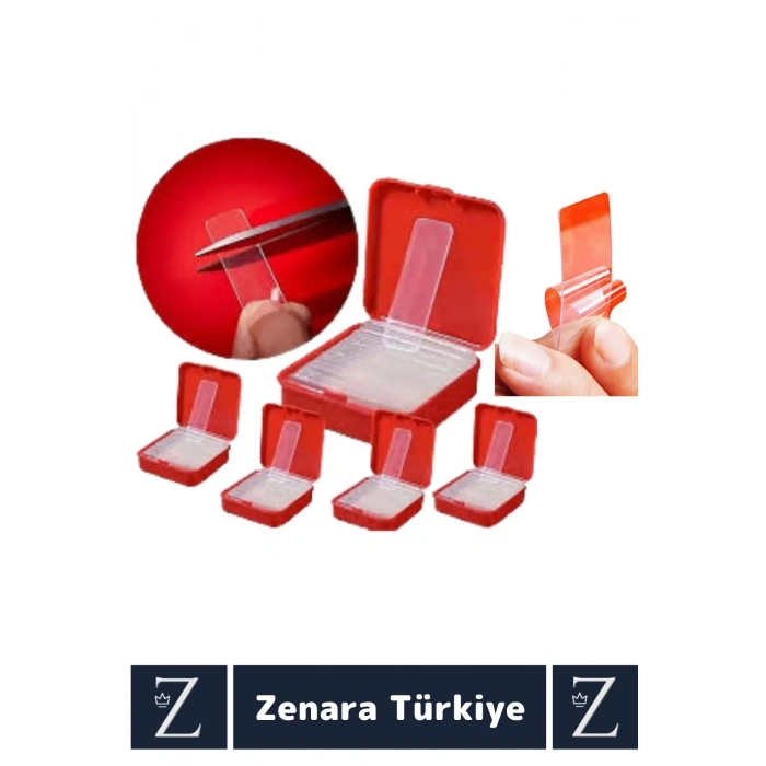 Premium Süper Güçlü Suya Toza Dayanıklı İz Bırakmaz Zararsız Nano Pu Jel Bant 60lı Kutu